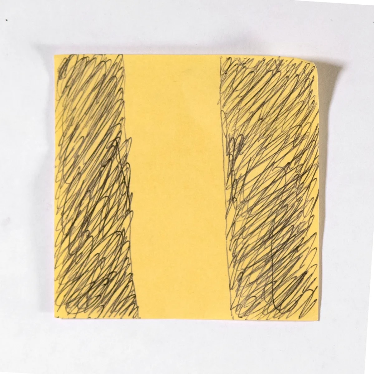 2/3, No. 301 of 512: a hand-drawn cazzo on a sticky note