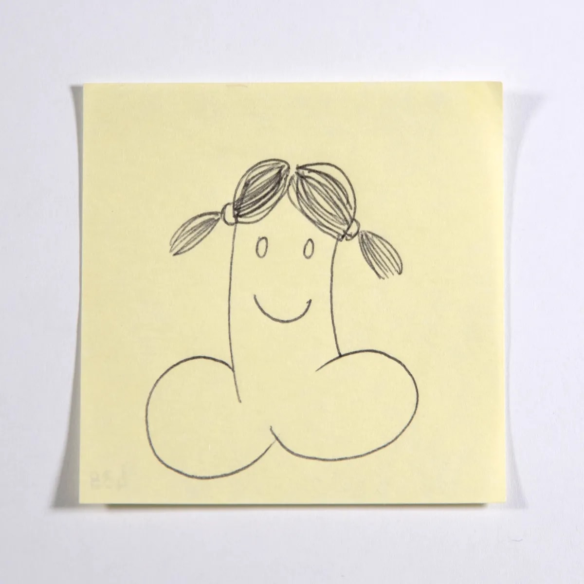 Carefree2, No. 488 of 512: a hand-drawn cazzo on a sticky note